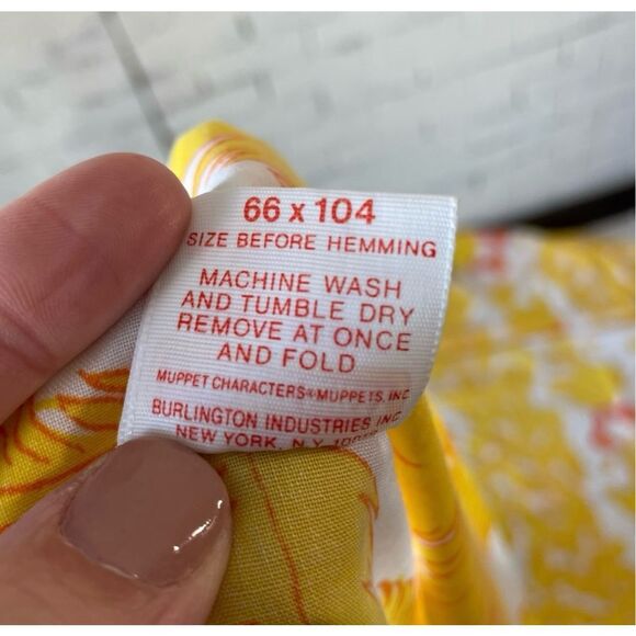 Vintage Big Bird Flat Sheet Sesame Street Retro - Picture 6 of 6